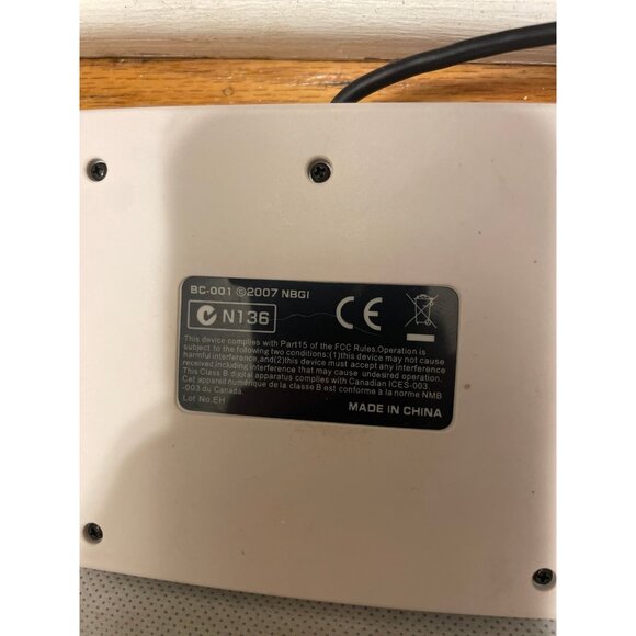 Nintendo Wii Plug in Dance Mat Bandai Namco Games BC-001 Tested Working - Picture 8 of 8